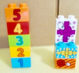 LEGO DUPLO MICKEY MOUSE CLUBHOUSE MICKEY  BIRTHDAY  TRAIN -10597 COMPLETE (A)