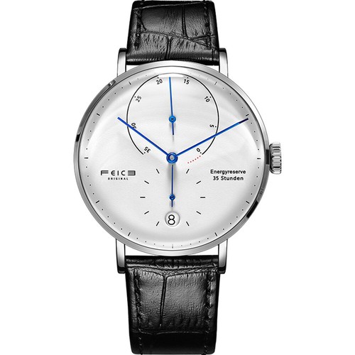 Reloj de vestir informal analógico espejo abovedado Bauhaus automático mecánico para hombre - Imagen 13 de 15