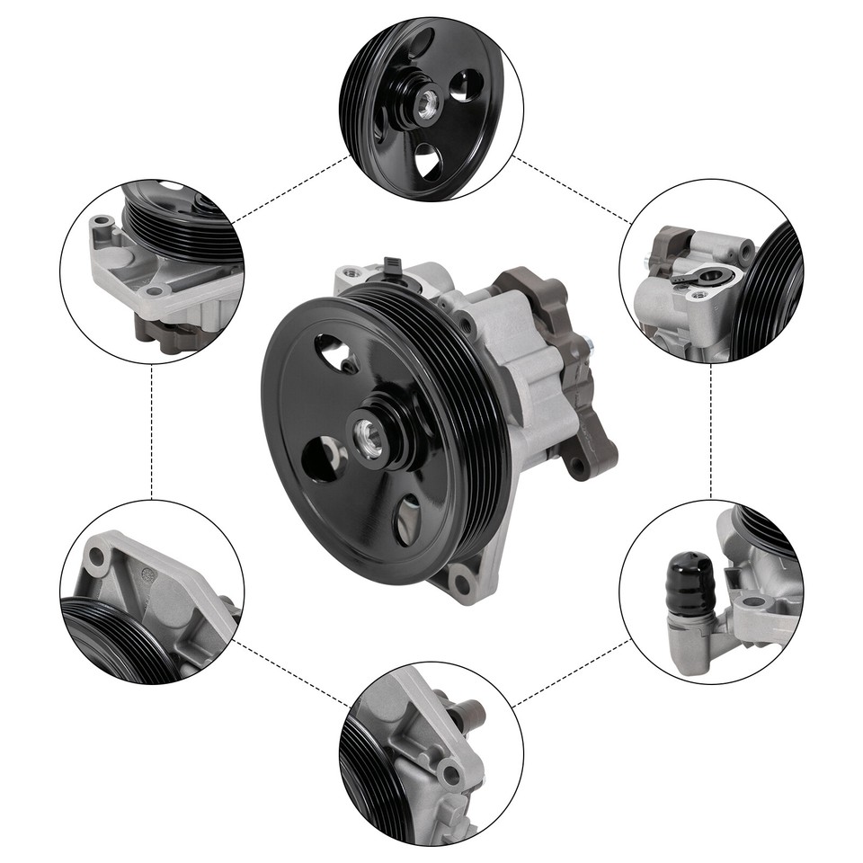 Power Steering Pump with Pulley For Mercedes Benz W204 C300 C350 C207