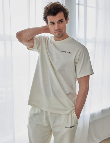 Camiseta unisex Basics White Sand - Imagen 5 de 10