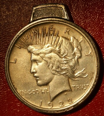 coin cigarette lighter 1922 Peace Silver Dollar Coin Shaped Lighter