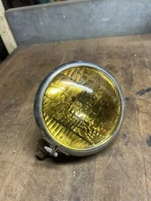 Vintage Auto Car Hot Rod Guide Westinghouse Amber Fog Lamp Light Bucket Parts