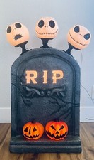 Disney Nightmare Before Christmas Jack Skellington NECA Tombstone 33