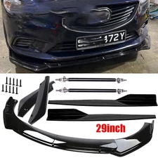 For Mazda 3 6 Front Bumper Lip Splitter Spoiler Body Kit Side Skirt