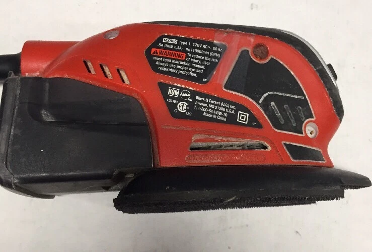 BLACK & DECKER VIBRATION MOUSE SANDER/POLISHER MS800 IN GREAT CONDITION