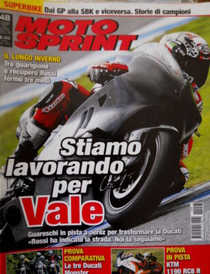 Motosprint 48 2010 Prova comparativa: le tre Ducati Monster. La nuova Ducati