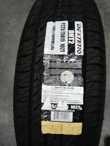 P225/75R15 Dextero DHT2 102T SL Black Wall Tire Dot 4921 | eBay
