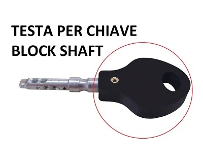 Copertura Chiave Block Shaft Cover Testa Ricambio Chiave Portachiavi in Nylon