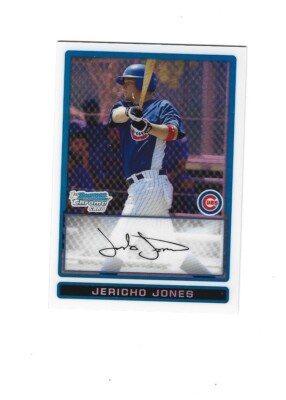 2009 Bowman Chrome Prospects Refractors #BCP8 Jericho Jones /599   CHICAGO CUBS