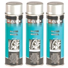 FELGENLACK AUTOLACK SILBER 3 x 500ml SPRAY FELGEN LACKSPRAY FELGENSILBER TROTON