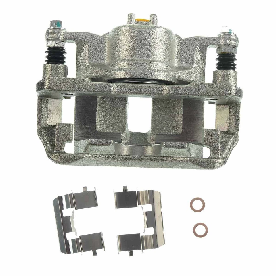 Par de pinzas de freno delanteras laterales con soporte para Honda Civic 2006-2015 Acura CSX Foto 4 de 4