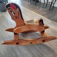 Solid Wooden Rocking Horse for a toddler. The best rocker for any child.