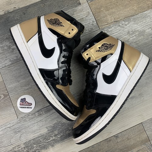 jordan 1 retro high patent gold toe