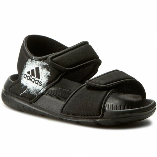 BRAND NEW BABY/TODDLER ADIDAS ALTASWIM I BA9282 CBLACK/FTWWHT/CBLACK  SANDALS | eBay
