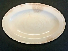 Vintage Myott Son & Co. England All White Oval Tray