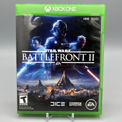 Star Wars: Battlefront II (Microsoft Xbox One, 2017) Tested & Works