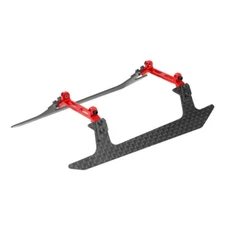 Microheli Low Profile Carbon Fiber Landing Gear "U" Style (RED) - GOOSKY S2