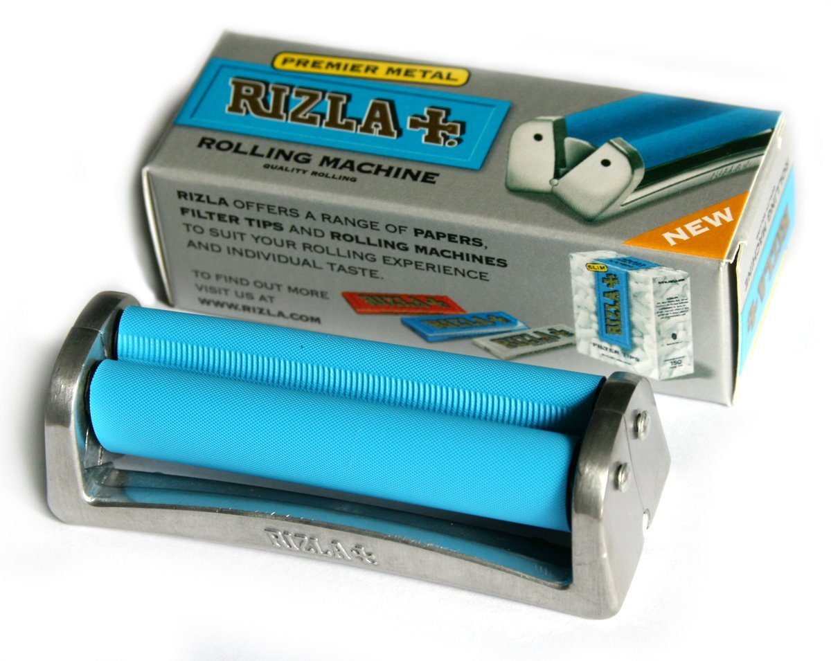 Rizla King Size Rolling Machines Premier Metal Blue Genuine Quality ...