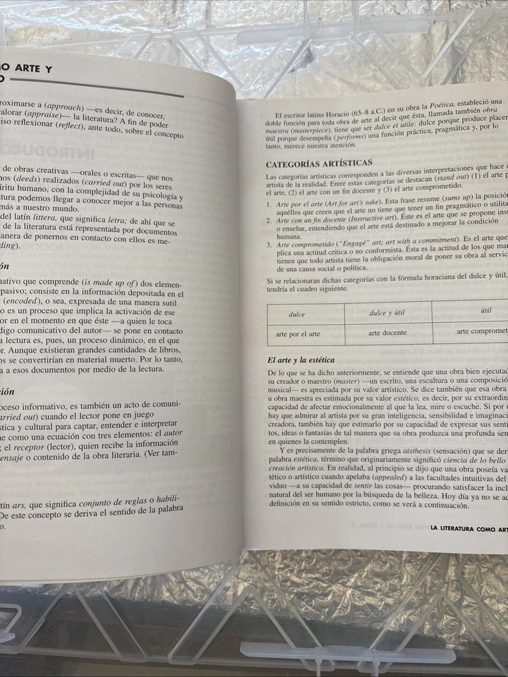 Textbook with activities COMPLETELY IN SPANISH. Red rose on cover. 7th edition. - Image 3 of 4