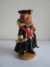Tales Of Honeysuckle Hill. Professor Sage Owl Figure  With Origional Tin