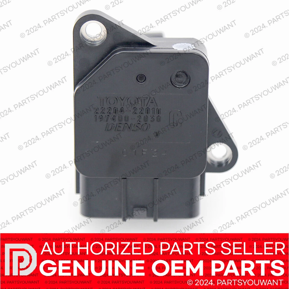 GENUINE Toyota Lexus Scion OEM Intake Mass Air Flow Meter MAF Sensor 22204-22010 - Image 3 of 4