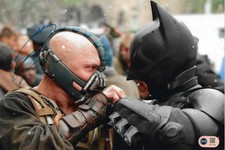 TOM HARDY SIGNED BANE DARK KNIGHT RISES 12x8 PHOTO (ACG CERT AG17105)