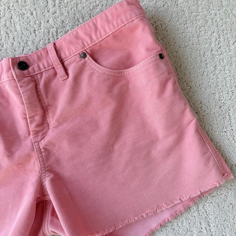 Title 9 CARVE DESIGNS Talla 12 Se Ajusta a Grandes Oahu Dogtown Pantalones Cortos de Pana 4” Rosa $74 Foto 3 de 4