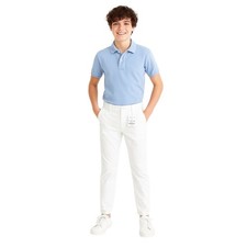 Crewcuts by J. Crew Slim Fit White Chino Pants Kids Size 16 New With Tags