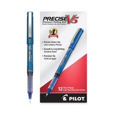 Pilot 35335 Precise V5 0.5 mm Roller Ball Pen - Extra-Fine, Blue DZ New