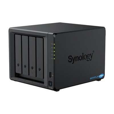 Synology DS925+ NAS 4-Bay Hot Plug 4x HAT33 12TB HDD Nero