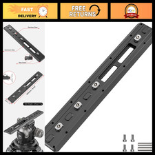 9.45'' Arca Rail Mount Adapter Quick Release Plate for Tripod  Ball Head, 2 QD