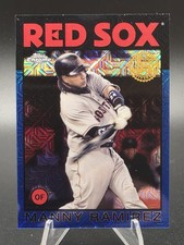 2021 Topps #86C-38 Manny Ramirez 1986 Blue Mojo Refractor 094/150