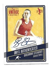BREANNA STEWART AUTOGRAPH Basketball Card # VABS (2021 Onyx) UCONN - NY Liberty