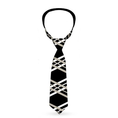 Necktie Standard - Zig Zag Black/Gray/White (US IMPORT) ACC NEU