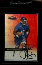 1999 Playoff Contenders SSD Speed Red #185 Joe Montgomery Auto #/100 Rookie