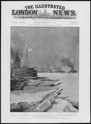 #ad #ad 1904 Antique Print NAVAL Vladivostok Steamer Ice Breaking Russian Squadron 150 GBP 18.50