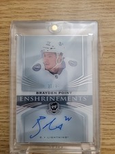 2018-19 Upper Deck The Cup Enshrinements Auto Brayden Point /99 #E-BP Tampa Bay