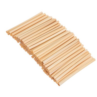 100Pcs Light Yellow Reed Bee Tubes Durable Bee Nesting Supplies for Beekeepers