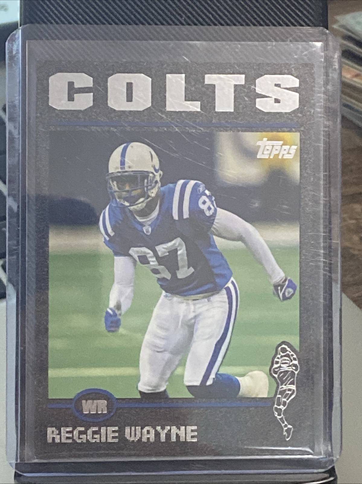 2004 Topps Reggie Wayne #252 Black /150 Indianapolis Colts