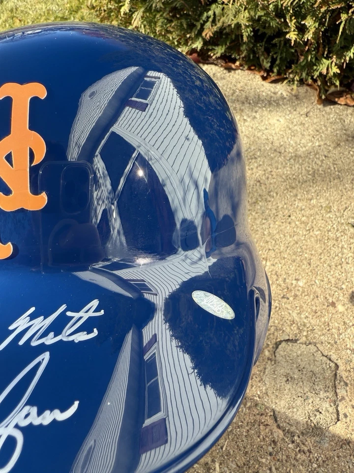 Мини-шлем с автографом Нолана Райана из NY Mets | Mircale Mets! - Изображение 3 из 4
