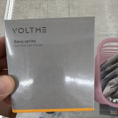 VOLTME Revo 45 Duo GaN Tech Fast Charge Wall Charger White USB-C USB-A 2 Ports