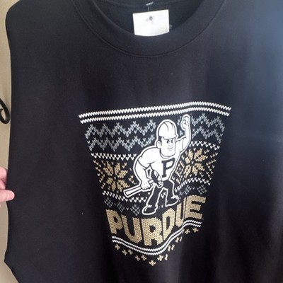 Image One Purdue Boilermakers Sweatshirt Black 3X-Large NCAA Fan Apparel
