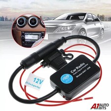 FM AM Signalverstärker 12V Universal Autoradio Signalverstärker DIN Antenne Antenne