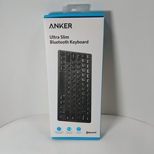 Anker Ultra Slim Bluetooth Keyboard Black A7726 IOS Android Mac Windows