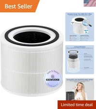 Efficient H14 HEPA Replacement Filter for AP301 AP302 - Zero Ozone Emission
