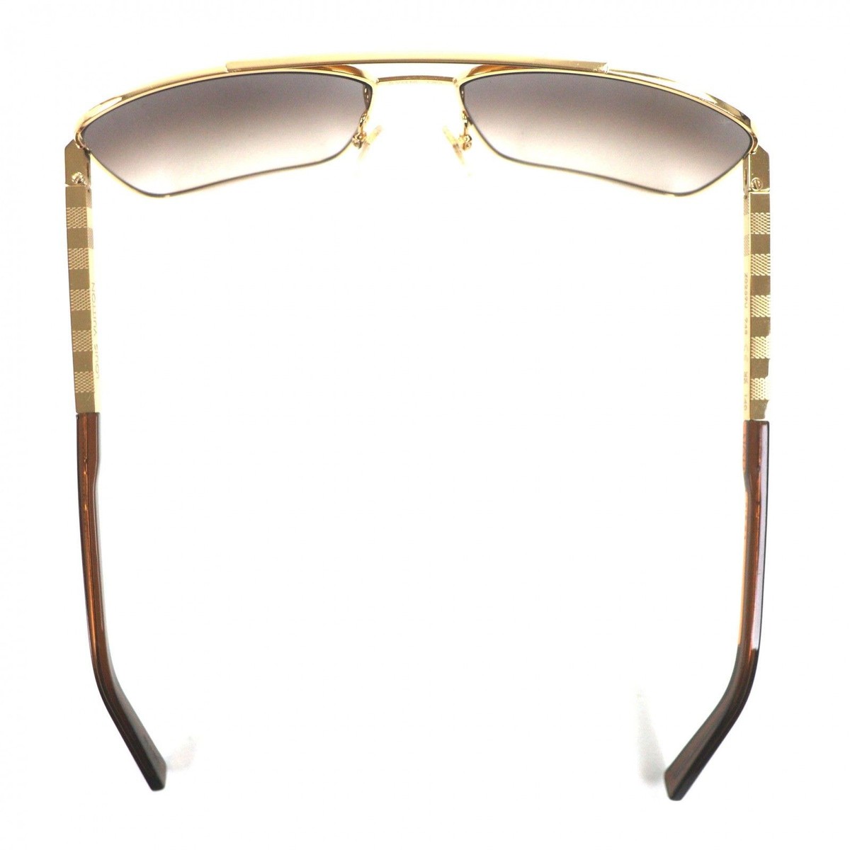 Louis Vuitton Damier Men's Attitude Pilot Sunglasses Z0259U 948 59