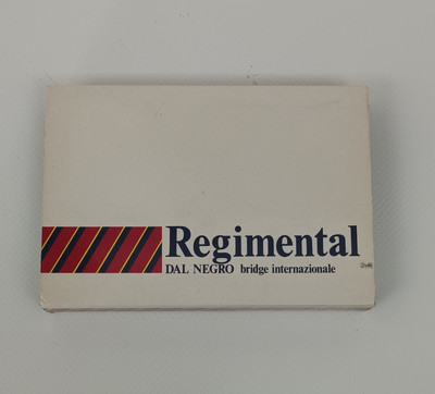 2x Regimental Dal Negro Sealed Poker Ramino Spielkarten Deck 