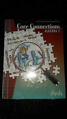 Core Connections Algebra 2 - Hardcover, by CPM Educational Program - Very Good