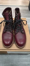 CHIPPEWA Leather Service Lace Up Work Boot in Red Brown Size 8.5D
