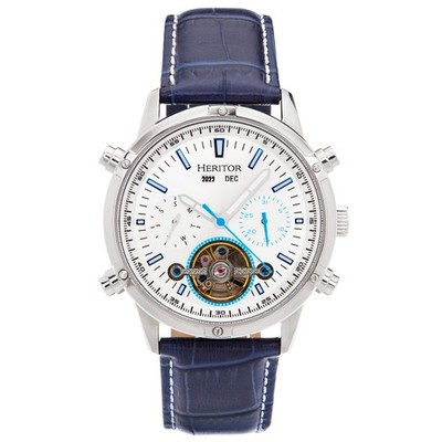 Wilhelm Blue | Silver Dial Wristwatch HERHS2104